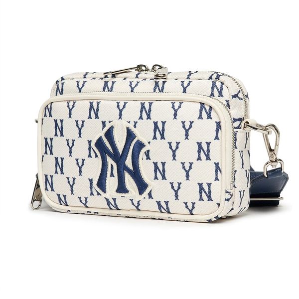  Túi Đeo Chéo MLB Korea - MONOGRAM MINI CROSSBODY BAG NEWYORK YANKEES - 3ACRS012N-50CRS 