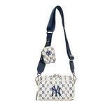  Túi Đeo Chéo MLB Korea - MONOGRAM MINI CROSSBODY BAG NEWYORK YANKEES - 3ACRS012N-50CRS 