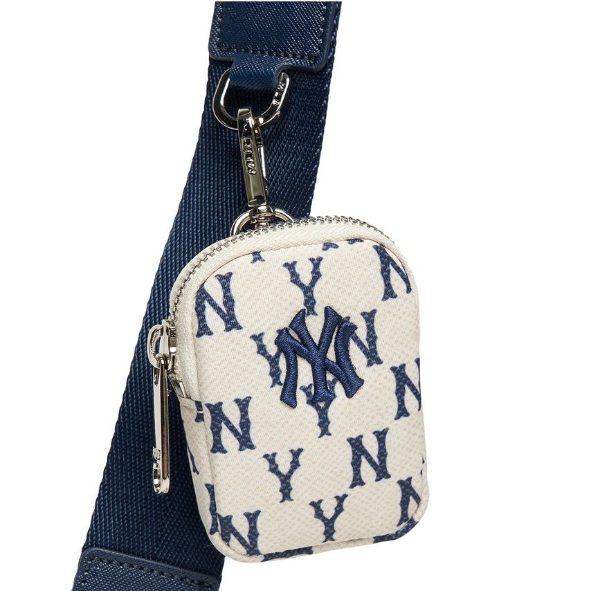  Túi Đeo Chéo MLB Korea - MONOGRAM MINI CROSSBODY BAG NEWYORK YANKEES - 3ACRS012N-50CRS 