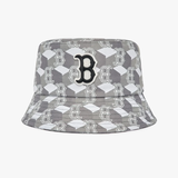  Nón Bucket MLB - Cube Monogram Hat Boston Red Sox - 3AHTM033N 43GRS 