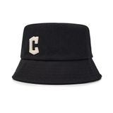  Nón Bucket MLB - Basic Canvas Leather Logo Hat Cleveland Guardians - 3AHTVL14N-45BKS 