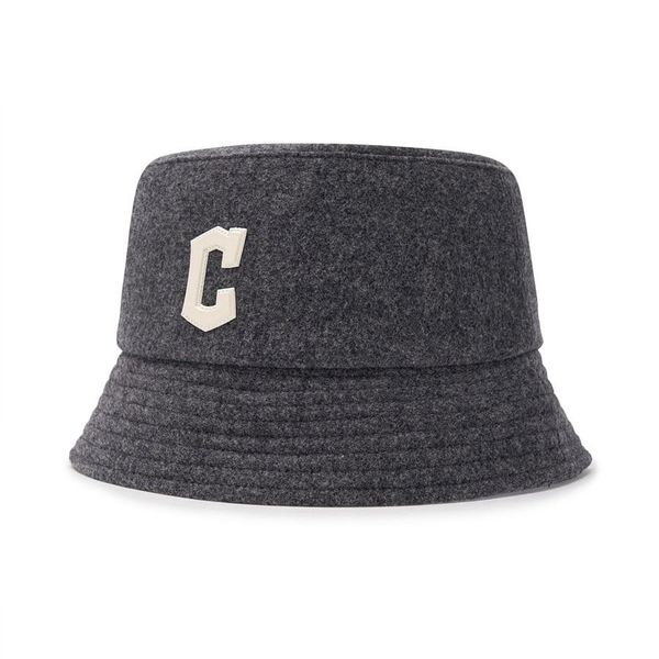  Nón Bucket MLB - Basic Wool Bucket Hat Cleveland Guardians - 3AHTW0146-45MGD 