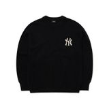  ÁO SWEATER MLB - BASIC BIG LOGO OVERFIT SWEATER NEW YORK YANKEES - 3AKPB0126-50BKS 