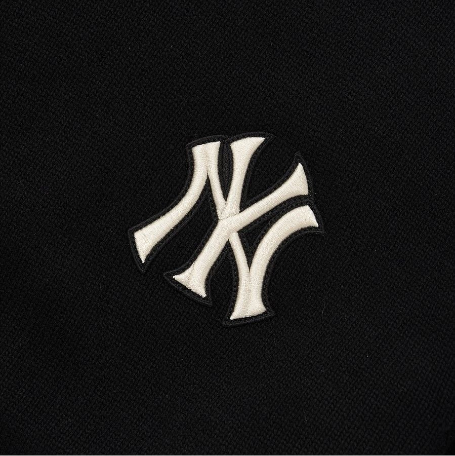  ÁO SWEATER MLB - BASIC BIG LOGO OVERFIT SWEATER NEW YORK YANKEES - 3AKPB0126-50BKS 