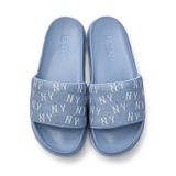  Dép MLB Korea - Mounder Denim Monogram Slide NY Yankees - 3ALPSDM53-50BLS 
