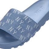  Dép MLB Korea - Mounder Denim Monogram Slide NY Yankees - 3ALPSDM53-50BLS 