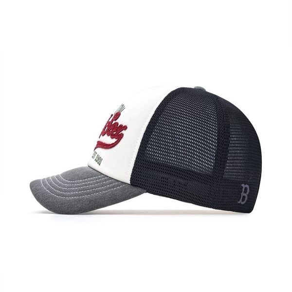 Nón MLB Korea - Varsity Vintage Mesh Cap Boston Redsox - 3AMCV0153-43GRD