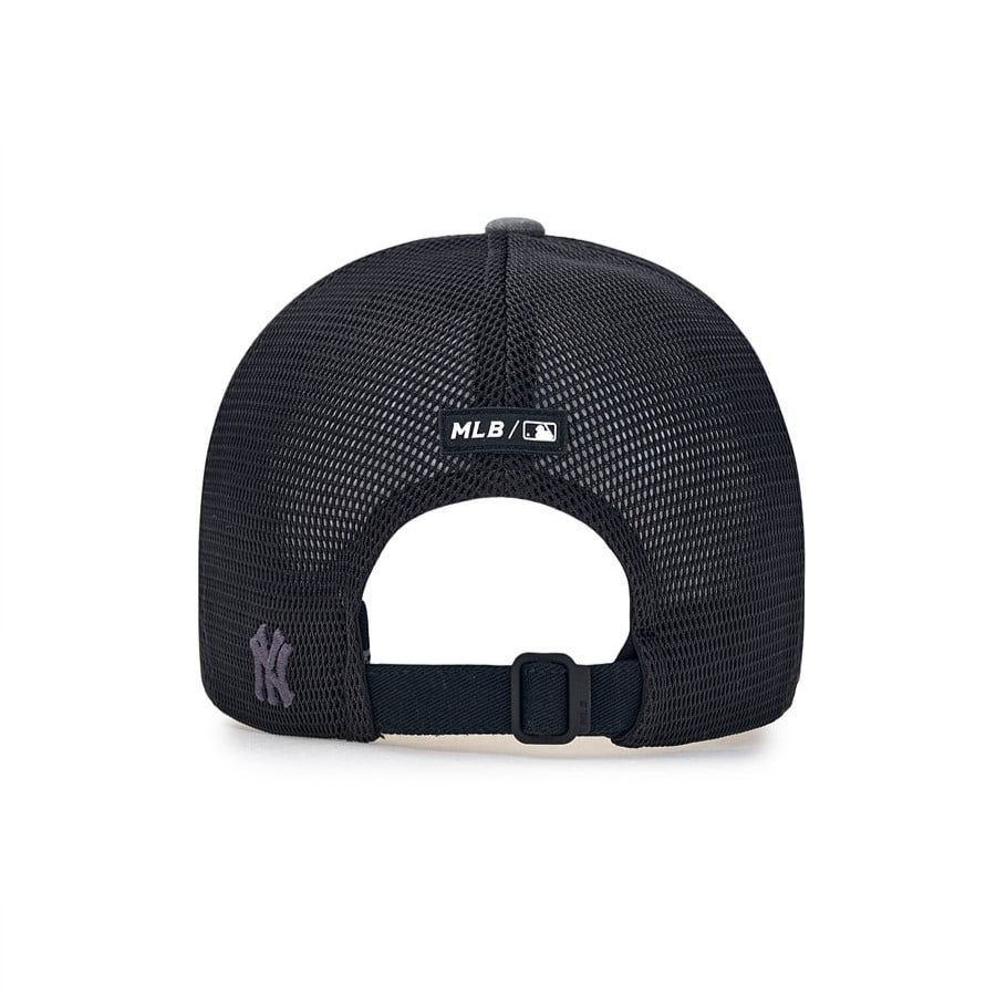 ■MLB Korea■ Varsity Vintage Sun Cap NY DCream 3ASCV0153-50 3amcv0153-50bks-