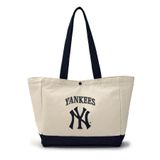  Túi Tote MLB Korea - Vintage Lettering Shopper Bag NY Yankees - 3AORV015N-50CRS 