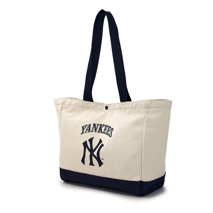  Túi Tote MLB Korea - Vintage Lettering Shopper Bag NY Yankees - 3AORV015N-50CRS 