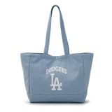  Túi Tote MLB Korea - Vintage Lettering Denim Shopper Bag LA Dodgers - 3AORV025N-07SBL 