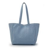 Túi Tote MLB Korea Vintage Lettering Denim LA Dodgers