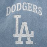  Túi Tote MLB Korea - Vintage Lettering Denim Shopper Bag LA Dodgers - 3AORV025N-07SBL 