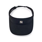  Nón Nửa Đầu MLB Korea - Nano Logo Sun Cap New York Yankees - 3ASCB0153-50BKS 