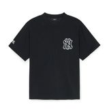  Áo thun MLB Basic Street Logo Over Fit Tshirt New York Yankees - 3ATSB0353-50BKS 