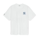  Áo thun MLB Basic Letter Mega Over Fit T Shirts NY Yankees - 3ATSB0753-50WHS 