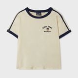  Áo Thun Crop WHOAU [Nữ] - Steve Track Line Ringer T-shirt - WHRAF3753F 