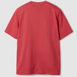  Áo Thun WHOAU (SPAO) - [Unisex] Steve Patch Tshirt Red - WHRAE2353U 