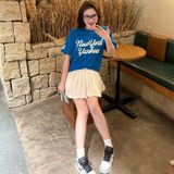  Áo Thun New Era - [Unisex] NY Yankees T-Shirt Blue - 15557788 