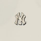  Áo thun MLB - New Year Snake Cartoon Graphic Overfit Short Sleeve T-Shirt NY Yankees Cream - 3ATSQ0251-50CRS 