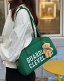  Túi MLB Korea - Varsity Cleveland Guardians Shoulder Bag - 3ABQL014N-45GNS 