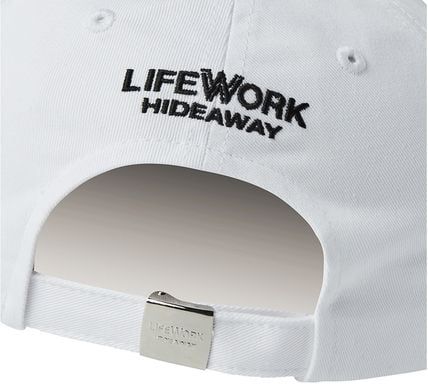  Nón LIfeWork - BASIC WHITE LOGO 