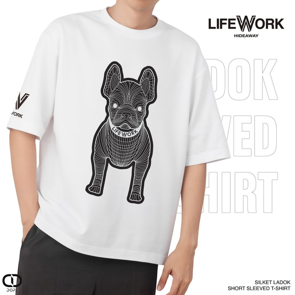  Áo thun Life Work - Silket Racket White Short - LW215TS982 