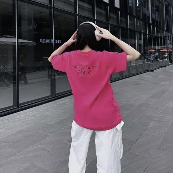 Áo thun ADLV - Acmé de la vie Basic Logo Season2 Pink