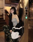  Túi Xách MLB Korea - Basic Athleisure Hobo Bag NY Yankees - 3ABQA015N-50CRS 