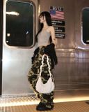  Túi Xách MLB Korea - Basic Athleisure Hobo Bag NY Yankees - 3ABQA015N-50CRS 