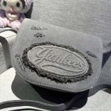  Túi Xách MLB Korea - Cursive Vintage Denim Cross Bag NY Yankees - 3ACRVD15N-50GRS 