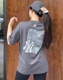  Áo thun MLB Denimlike Monotive Over Fit T Shirts NY Yankees - 3ATSM1053-50CGS 