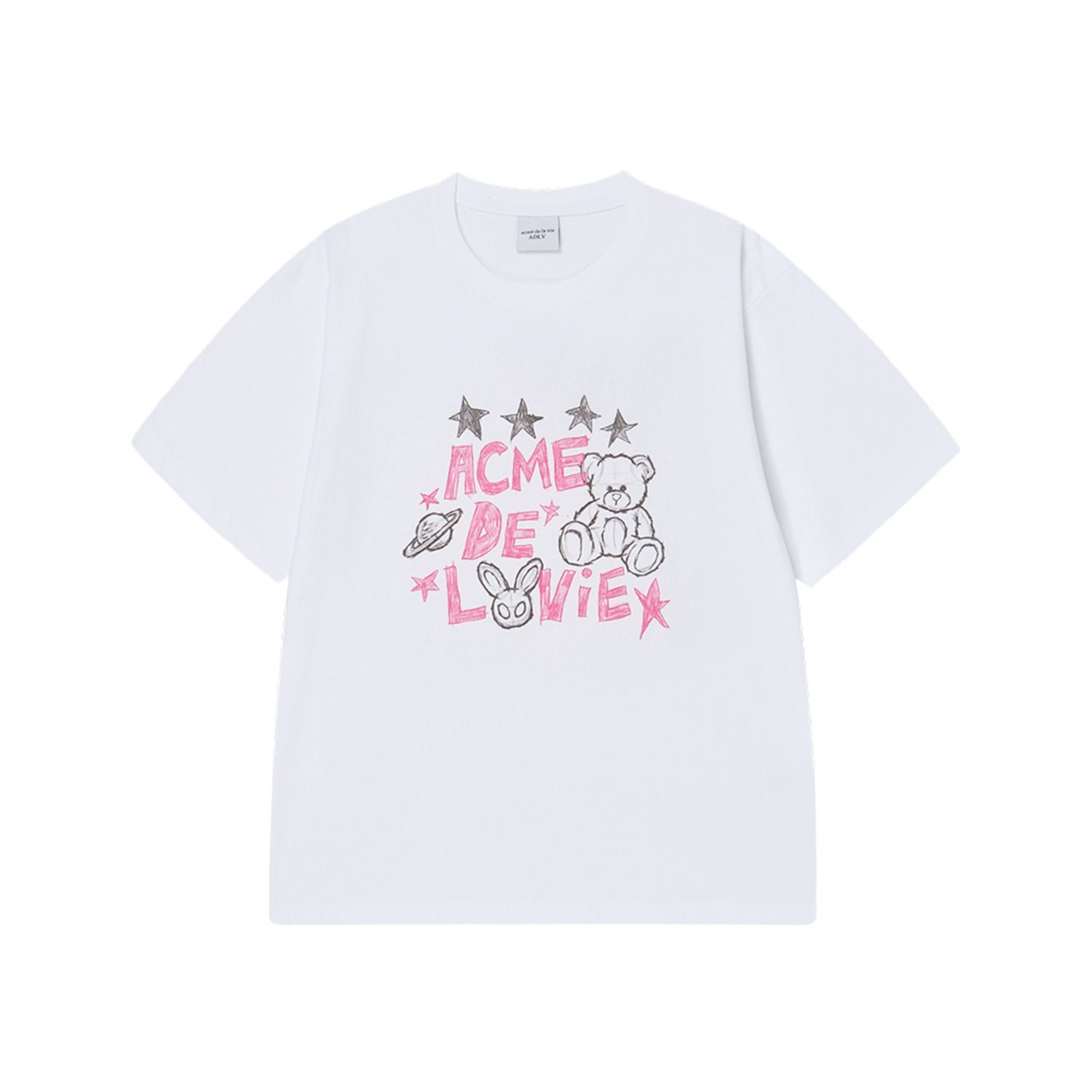  Áo thun ADLV - Acmé de la vie Universe Drawing Short Sleeve T-shirt 
