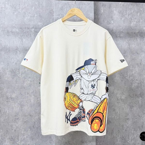  Áo Thun New Era - NY Yankees Rabbit Baseball T-Shirt White 