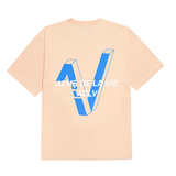  Áo thun - Acmé de la vie - ADLV V SYMBOL LOGO SHORT SLEEVE T-SHIRT BEIGE 