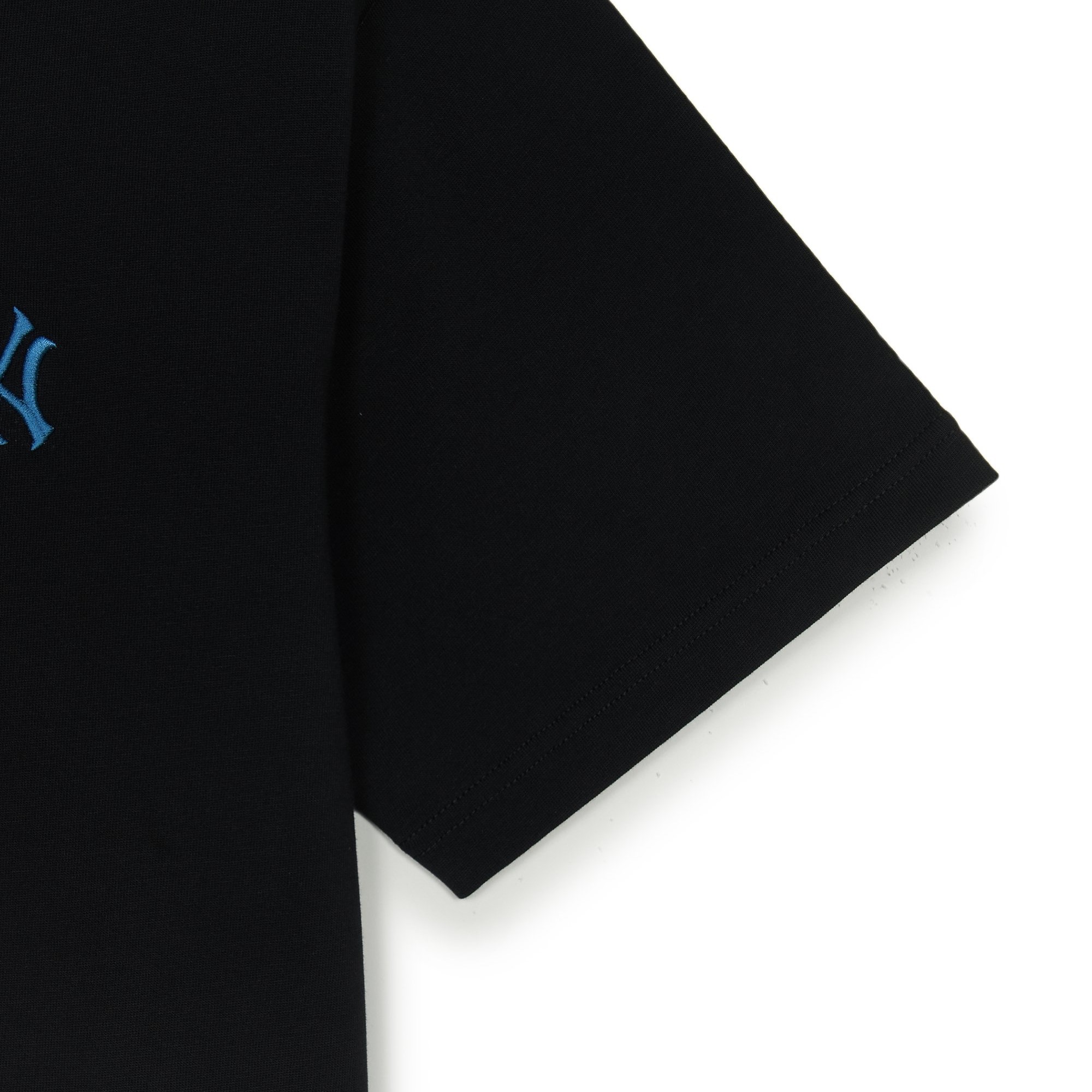 Áo thun MLB Basic Street Cursive Overfit NY Yankees