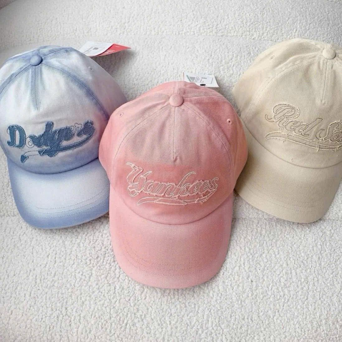  Nón MLB Korea - [Unisex] Varsity Vintage Washing Stitch LA - 3ACPV025N-07GRL 