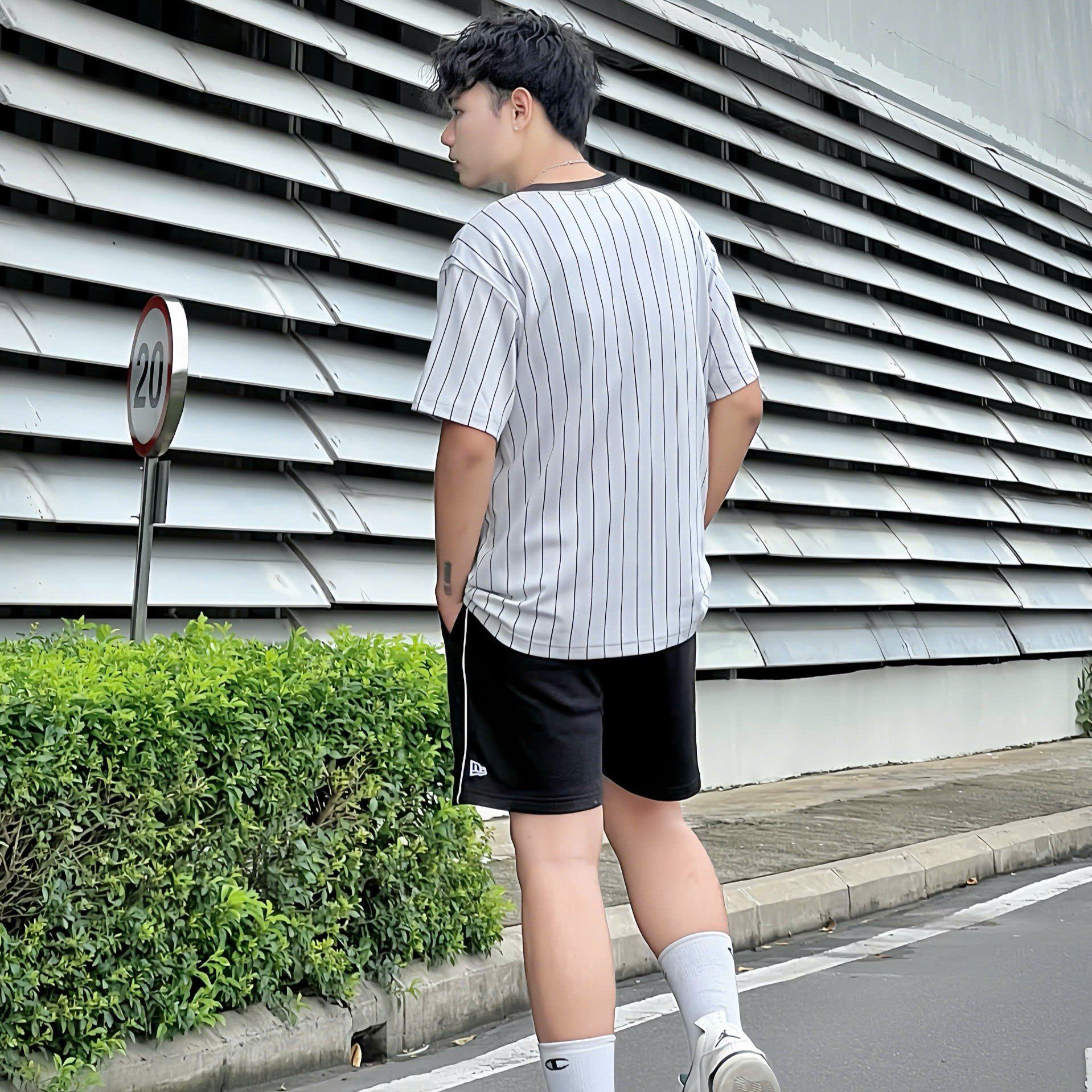  Áo Thun New Era - [Unisex] NY Baseball Basic T-Shirt White 