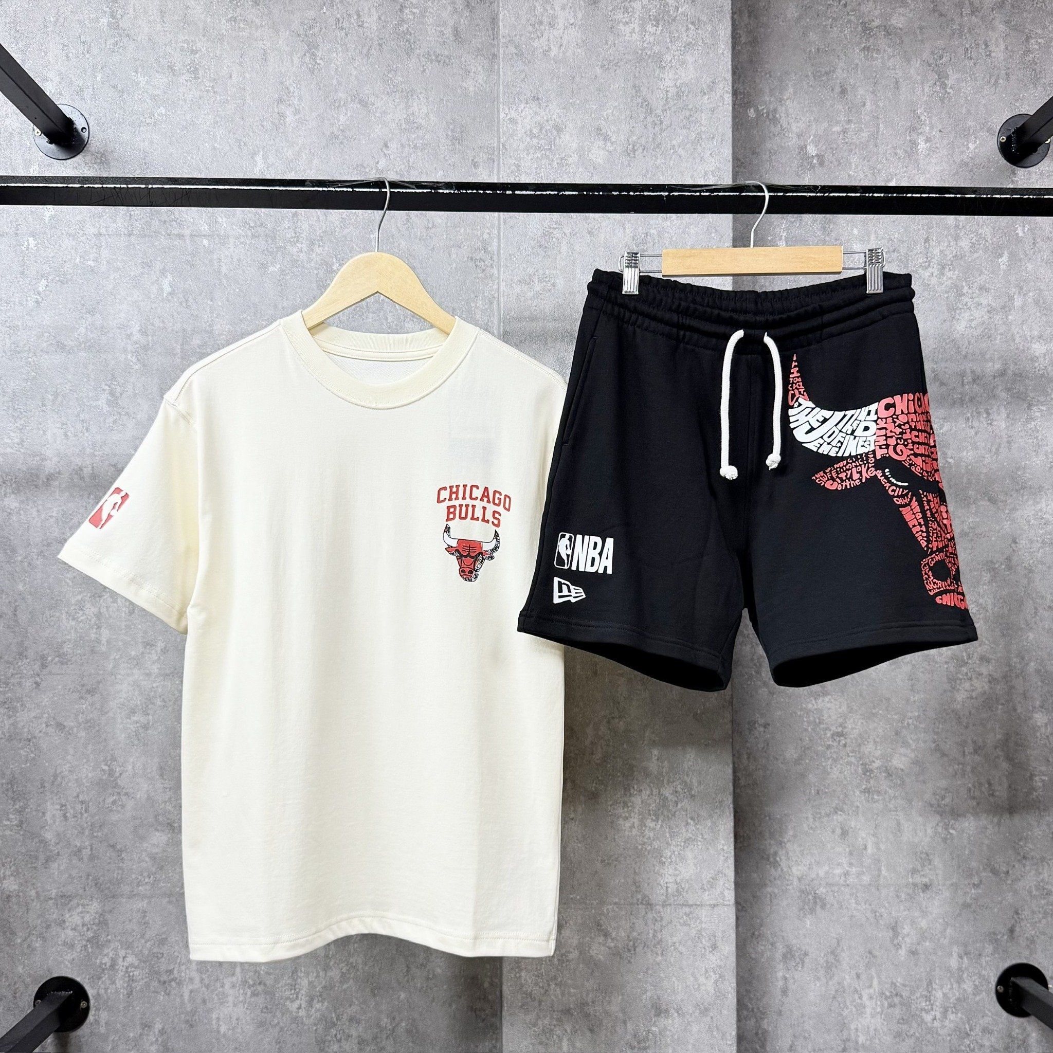  Áo Thun New Era - [Unisex] Chicago Bulls T-Shirt White 