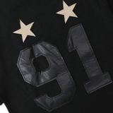  Áo Thun [Unisex] Badblood - [w-tee25-107] Vintage Club Jersey Ringer T-Shirt Black 
