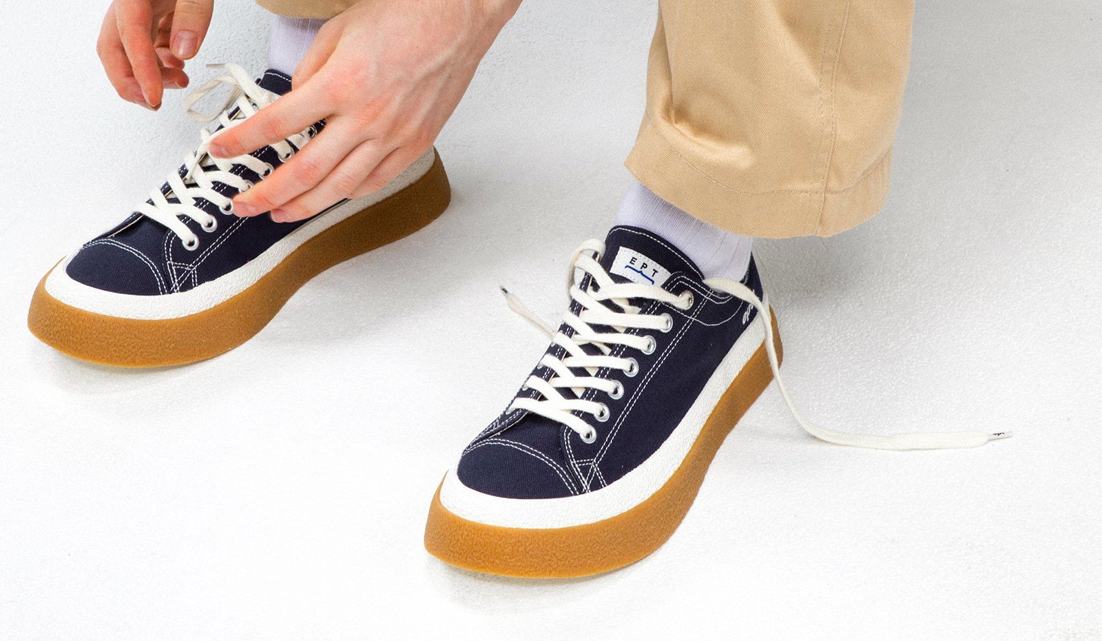  GIÀY SNEAKER EPT - EASTPACIFICTRADE - Dive Layer(Navy/White/Gum) 