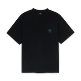  Áo thun MLB [Unisex] Basic Street Cursive Overfit NY Yankees - 3ATSB5353-50BKS 