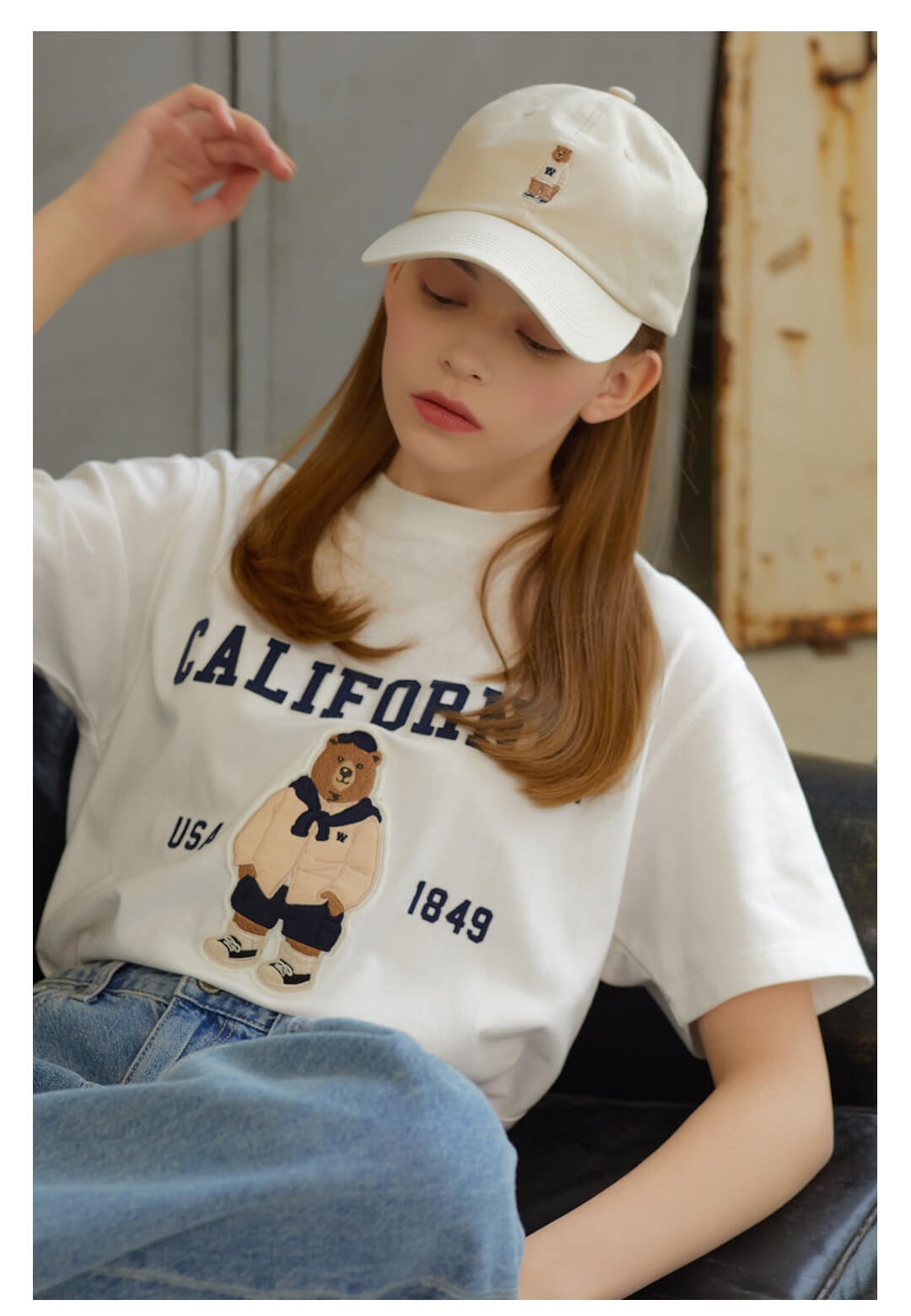 【WHO.A.U】Steve Patch T-Shirt[B] Steve Patch T-Shirt[B] - 후아유닷컴