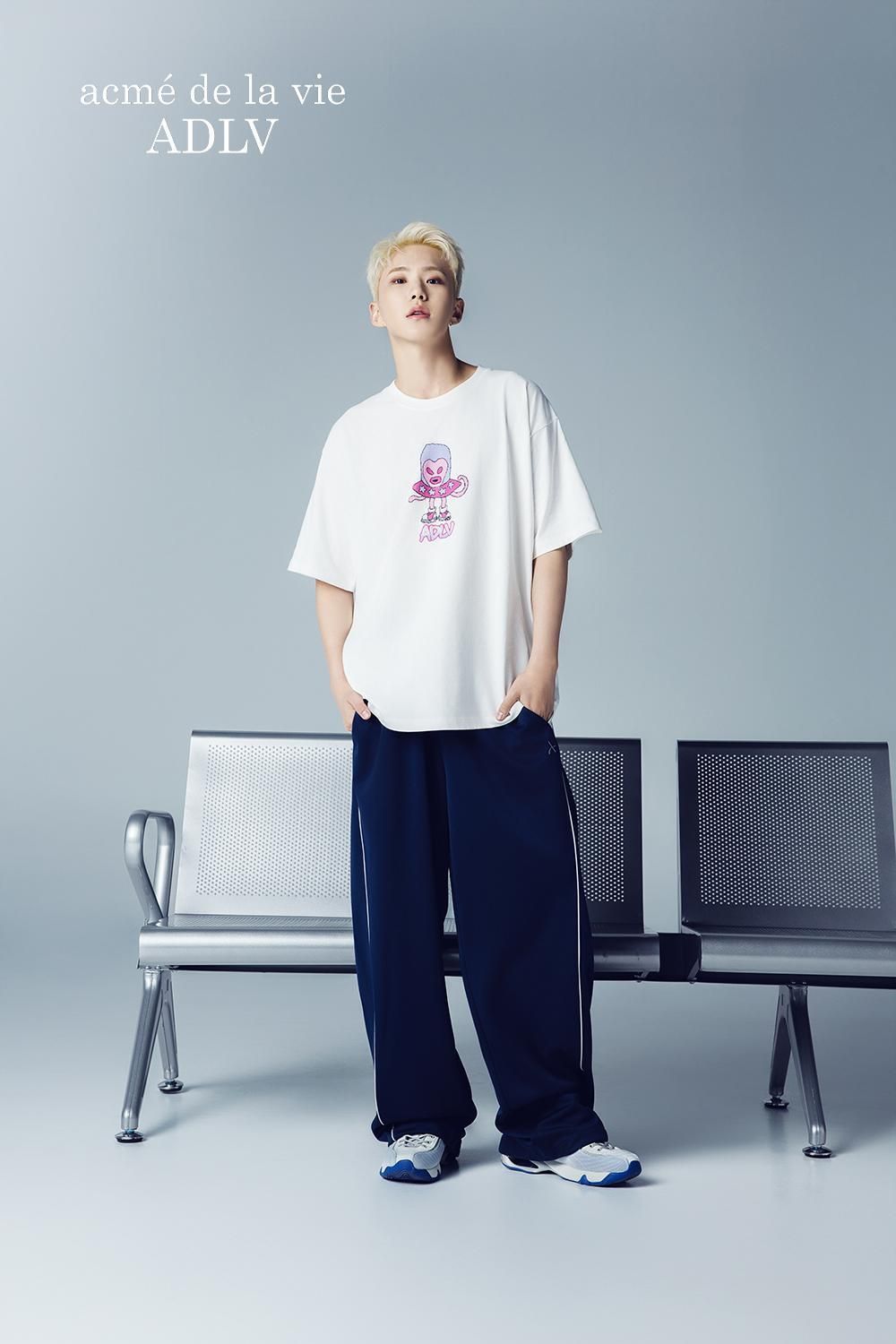  Áo thun ADLV - Acmé de la vie Heart Alien Short Sleeve T-shirt White 