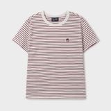  Áo Thun WHOAU [Nữ] - Steve Multi Stripe T-shirt Ivory 
