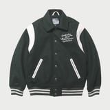  Áo Khoác Varsity WHOAU [Unisex] - Varsity Green jacket (padded lining) - WHJJC4V24U 