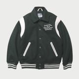  Áo Khoác Varsity WHO.A.U -Varsity Green jacket (padded lining) - WHJJC4V24U 