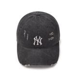  Nón MLB Korea - [Unisex] Damage Washed Unstructured Ball Cap NY Yankees - 3ACPVV34N-50CGS 
