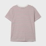  Áo Thun WHOAU [Nữ] - Steve Multi Stripe T-shirt Ivory 
