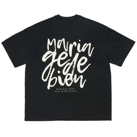 Áo thun Mariagedebien (MGDB) - Black/White T-shirt